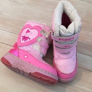 Peppa pig snow boots
